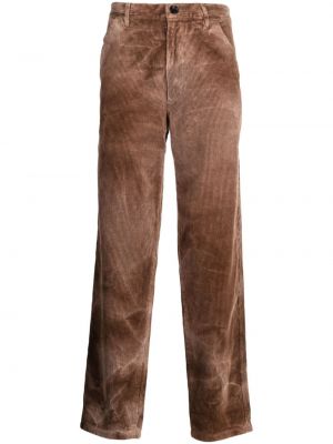 Chino панталони от рипсено кадифе Comme Des Garçons Shirt кафяво