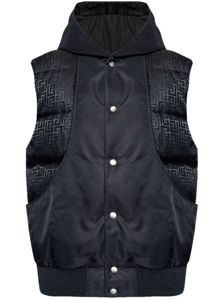 Hætte vest Balmain blå