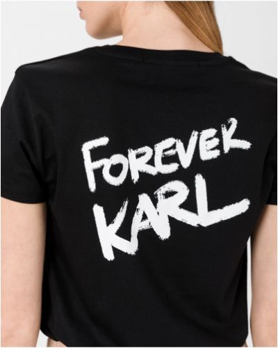 Top Karl Lagerfeld černý