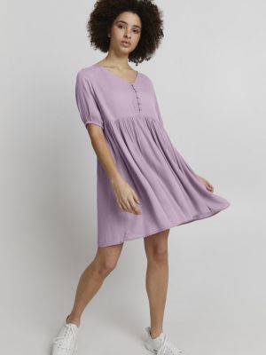 Платье-рубашка Ichi фиолетовое