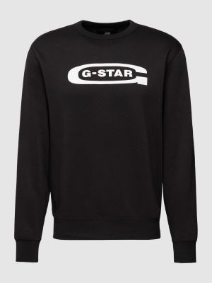 Bluza z nadrukiem w gwiazdy G-star Raw czarna