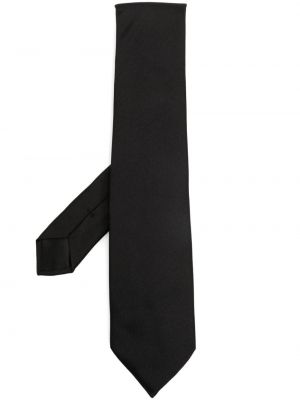 Svilena kravata z vezenjem Givenchy črna