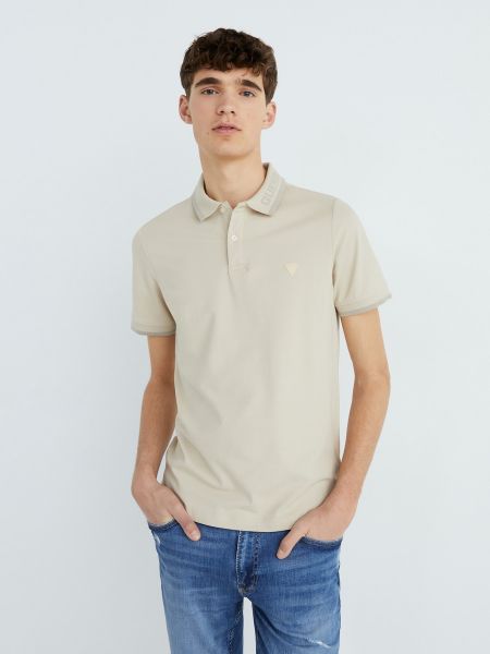 Polo a rayas Guess beige