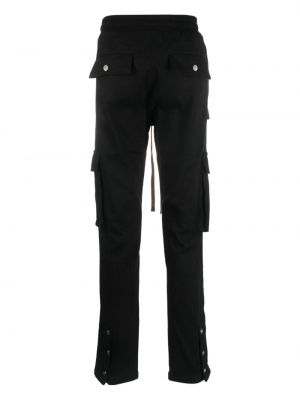 Rovné kalhoty s kapsami Mouty černé