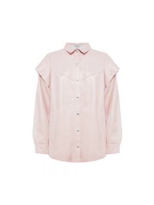 Koszula w jednolitym kolorze Iro różowa