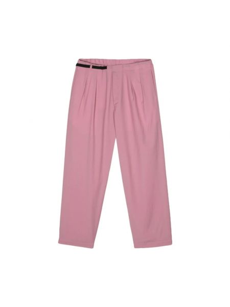 Spodnie relaxed fit Seven Gauge różowe