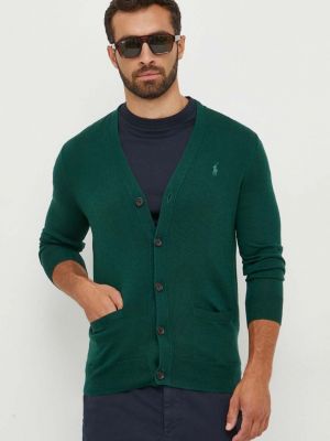 Gyapjú kardigán Polo Ralph Lauren zöld