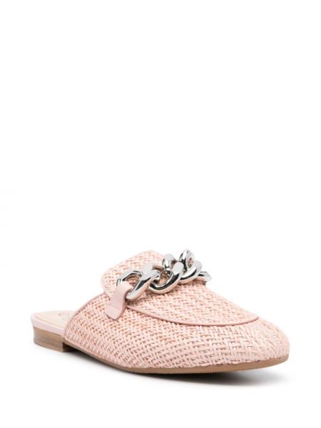 Chaussons Casadei rose