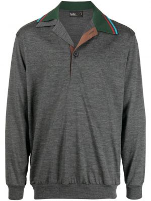 Asymmetrische woll t-shirt Kolor grau