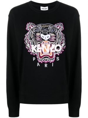 Tigerstripete sweatshirt Kenzo svart