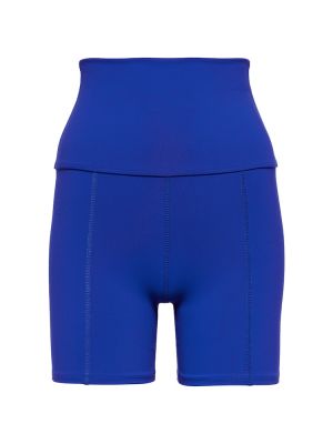 Pantaloni scurți de sport cu imprimeu geometric Live The Process albastru