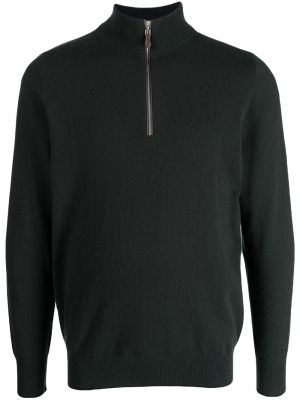 Trøje lynlås kort sweater N.peal grøn