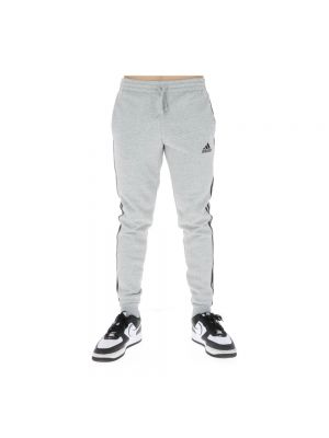 Spodnie sportowe z nadrukiem z kieszeniami Adidas szare