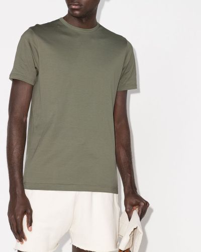 T-shirt aus baumwoll mit rundem ausschnitt Sunspel