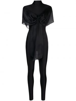 Ολόσωμη φόρμα με φιόγκο Atu Body Couture μαύρο
