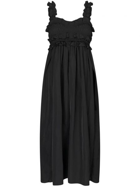 Kleid mit rüschen Cecilie Bahnsen schwarz