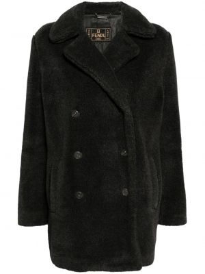 Kabát Fendi Pre-owned čierna