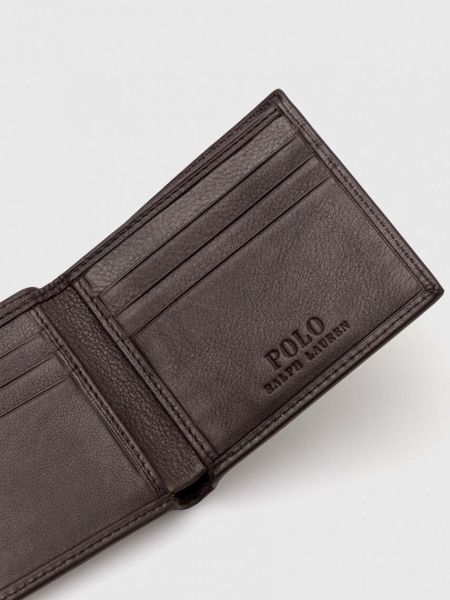 Peněženka Polo Ralph Lauren hnědá