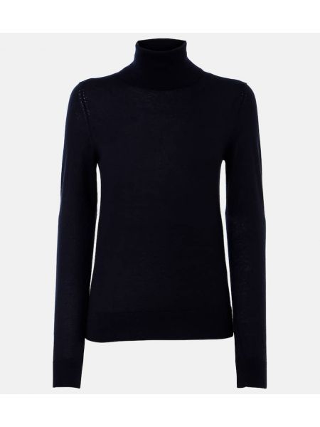 Kashmir turtleneck topp Loro Piana blå