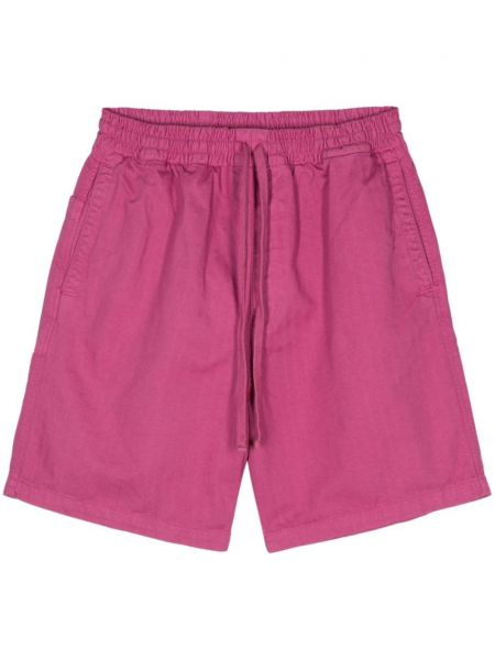 Shorts mit fischgrätmuster Carhartt Wip pink