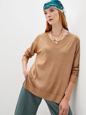 Пуловер Falconeri коричневый
