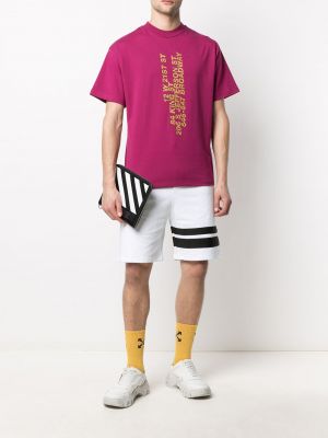 Camiseta con estampado Honey Fucking Dijon rosa