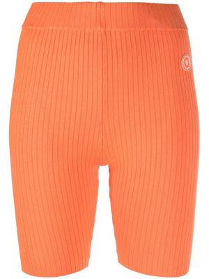 Shorts di jeans Sporty & Rich arancione