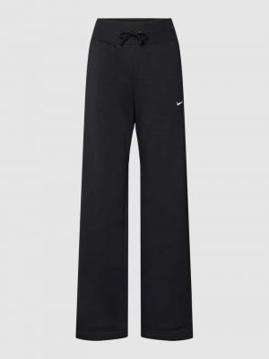 Dzianinowe spodnie sportowe z wysoką talią polarowe Nike