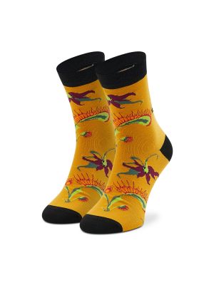 Чорапи с принт Vans жълто