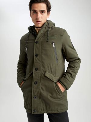 Puuvillased slim fit parka Defacto must