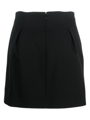 Plisované mini sukně Del Core černé
