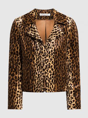 Леопардовый пиджак с принтом Philosophy Di Lorenzo Serafini коричневый