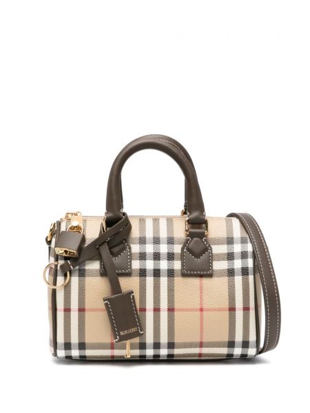 Kontrolleret taske Burberry brun