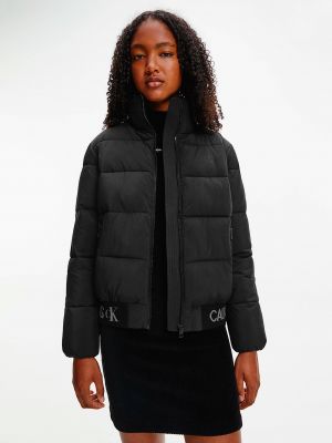 Стьобана куртка Calvin Klein, чорна