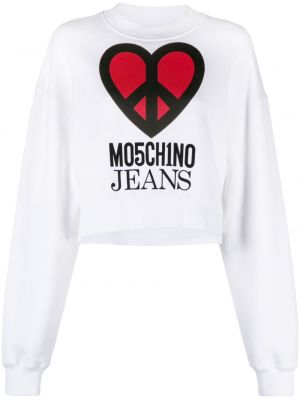 Džerzej mikina s potlačou Moschino Jeans