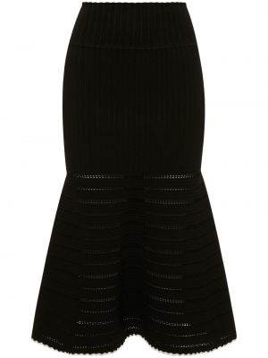 Suknja Victoria Beckham crna