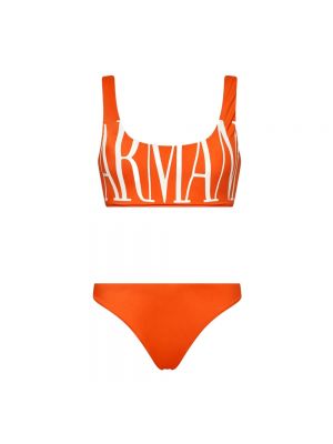 Bikini Emporio Armani pomarańczowy
