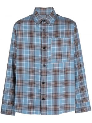 Rūtainas krekls ar apdruku ar kabatām A.p.c.