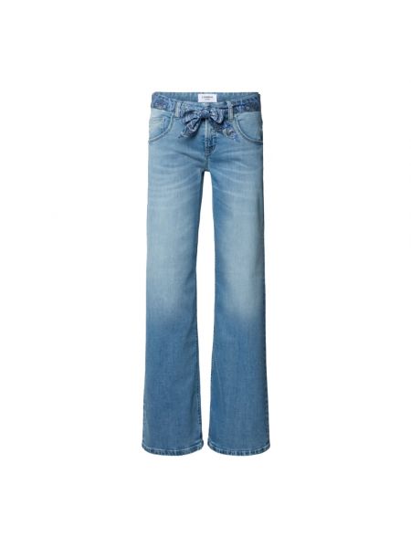 Straight jeans ausgestellt Cambio blau