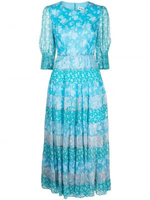 Φλοράλ μίντι φόρεμα με σχέδιο Rixo