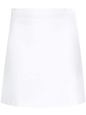 Minigonna a vita alta baggy Atu Body Couture bianco