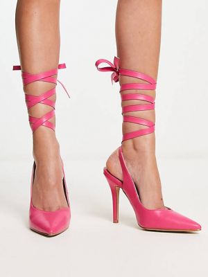 Туфли на каблуке Raid розовые
