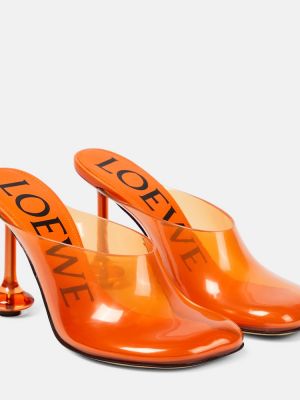 Papuci tip mules Loewe portocaliu