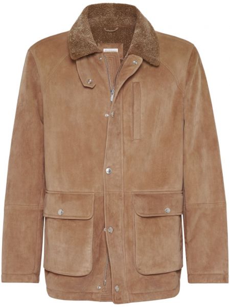 Lange jacke Brunello Cucinelli braun