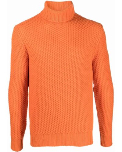 Jersey de cuello vuelto de tela jersey Mp Massimo Piombo naranja