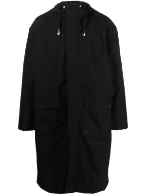 Kabát s kapucňou Diesel čierna