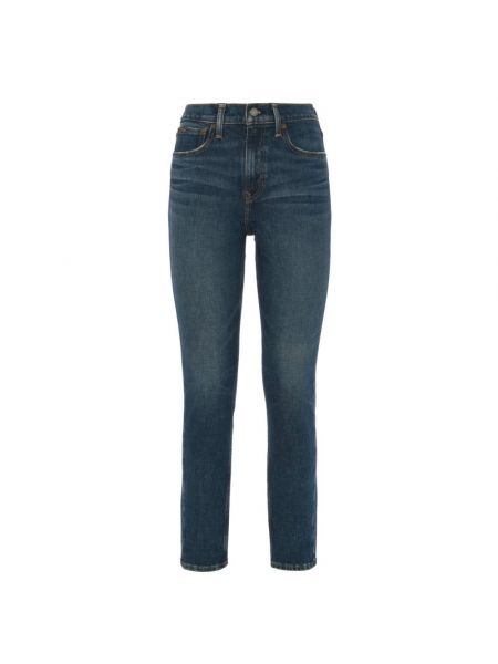 Niebieskie jeansy skinny Ralph Lauren