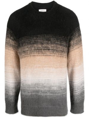 Sweter gradientowy Laneus czarny
