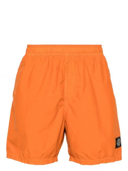 Pantaloni scurți Stone Island portocaliu