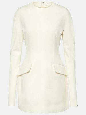 Βαμβακερή μάξι φόρεμα Sportmax λευκό